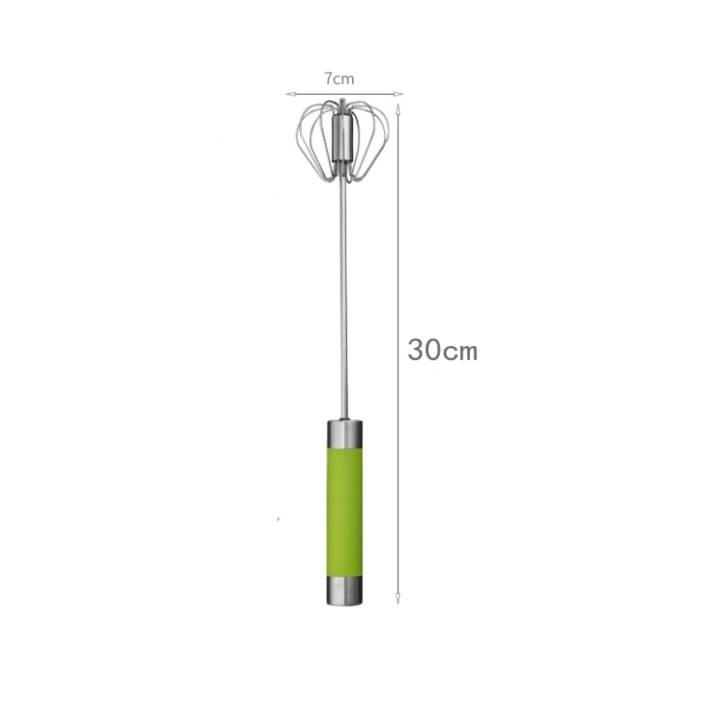 Effortless Mixing with Stainless Steel Hand Pressure Semi-automatic Egg Beater