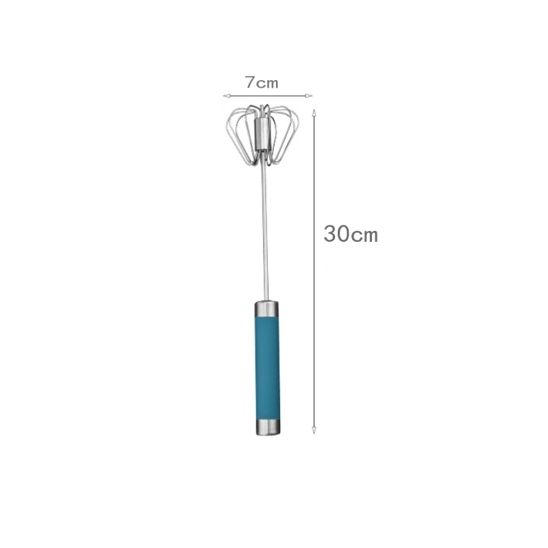 Effortless Mixing with Stainless Steel Hand Pressure Semi-automatic Egg Beater