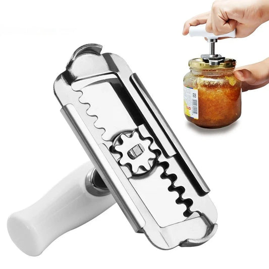 Manual Gear Design Adjustable Jar/Bottle Opener